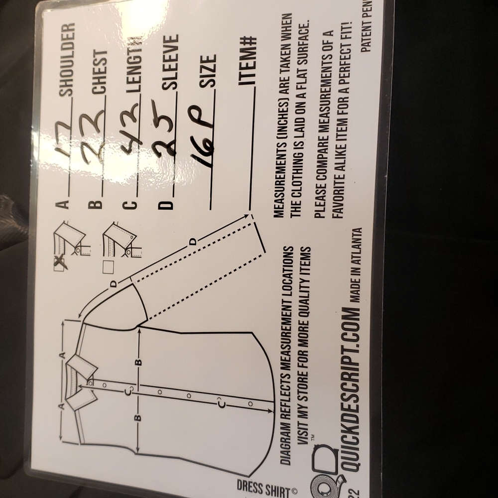 16P Fleet street black trench coat.  D34 - Picture 15 of 15